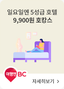여행엔BC | 일요일엔 5성급 호텔 9,900원 호캉스
