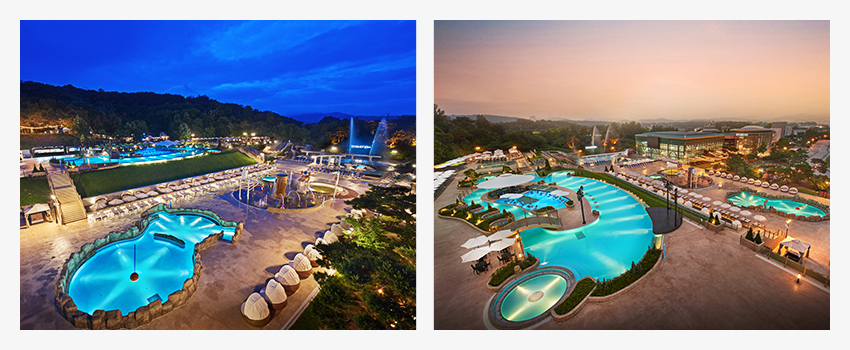 이천 테르메덴 야외전경 사진